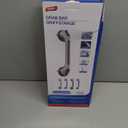 TAILI Grab Bars for Bathtubs and Showers 2 Pack Suction Grab Bar, Heavy Duty Shower Handle Removable Bath Handrails for Seniors and Elderly, Bathroom Safety Grip No Drilling Waterproof,Grey (16.8", Gray)