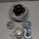 1 Sets Trailer Hub Kit 5 Bolt 4.5, Trailer Axle Kit for 3500 lb 5 Lug Trailer Hub with Extra Dust Cap and Rubber Plug Fits 1-1/16'' to 1-3/8" Trailer Axles 3500lb #84 Spindle