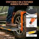 SEKAM Folding Tire Step for Trucks, SUVs & RVs, Adjustable Wheel Step