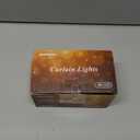 JMEXSUSS 300 LED Remote Control Curtain Lights, Plug in Fairy Curtain Lights Outdoor, Wall Hanging String Lights Indoor for Bedroom Window Dorm Backdrop Wedding Party Patio Christmas Decor, Warm White