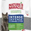 Nature's Miracle Intense Defense Odor Control Litter, 20 Pounds, Odor Control (8 pack)