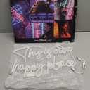 NOSUN This is Our Happy Place Neon Sign Happy Place Neon Signs for Wall Decor Dimmable Warm White LED Signs for Bedroom Classroom Man Cave Home Bar Birthday Party Game Zone Decor Neon Classroom Sign