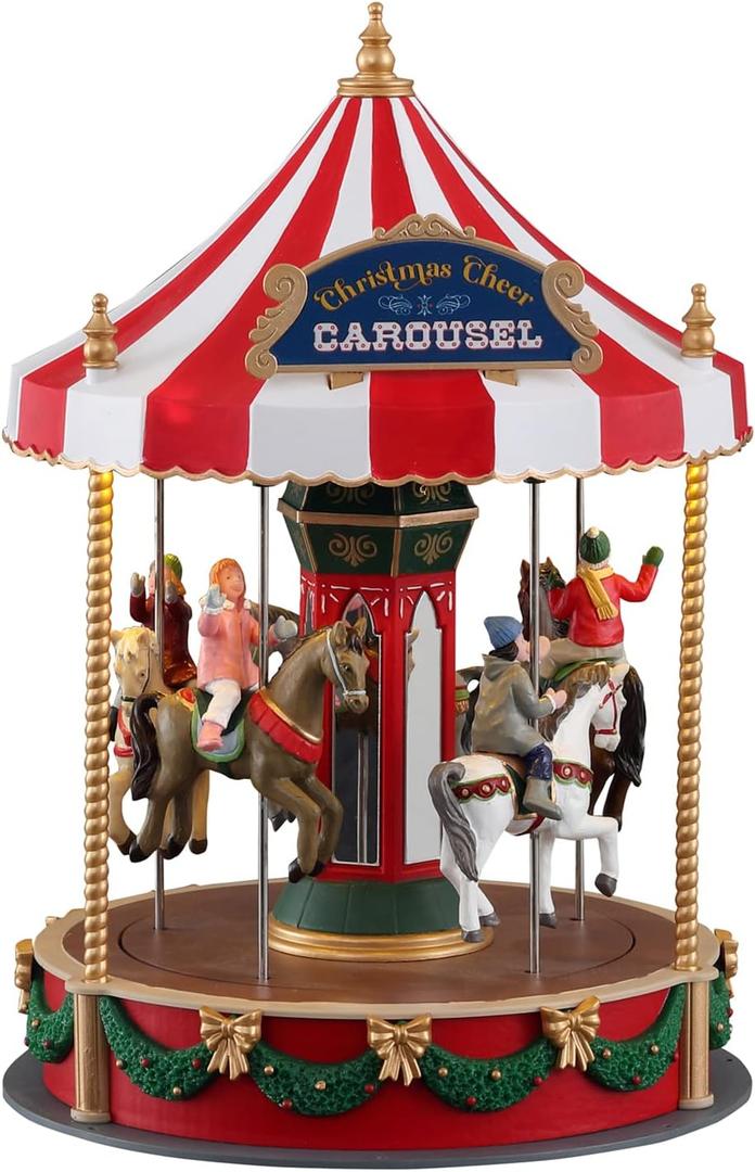Christmas Cheer Carousel, Battery Operated (4.5V) #14821