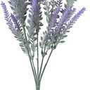 BARMI Artificial Flowers, 1Pc Artificial Flower Lavender Plants Outdoor Wedding Garden Home DIY Decoration Purple