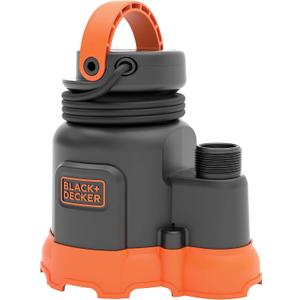 Black+Decker 1/6 HP Submersible Water/Utility Pump, Pumps up to 2000 GPH