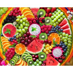 Springbok Fruit Platter 500 Piece Puzzle for Adults- Featuring a Dazzling Fruit Tray