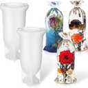 2 Pcs Lucky Bag Resin Molds Silicone Molds for Resin Casting Bag Shape Silicone Epoxy Mold 3D Jewelry Casting Molds Large Epoxy Casting Crafts for Home Table DIY Making Flower Preservation