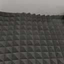 2 Pack Pyramid Sound Proof Foam,48x24x2 Inch High Density Soundproof Acoustic Panel for Wall,Fireproof Studio Foam Reducing Noise & Echo (Black)