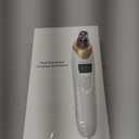 2026 Pore Vacuum, USB Rechargeable Blackhead Remover Vacuum,3 Levels Adjustable Pore Vacuum Blackhead Remover, with 5 Suction Power,6 Probes,Face Vacuum Pore Cleanser for Women & Men-White