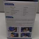 Travel Pillows for Airplanes, 360 Support Headrest Pillow with Eye Mask for Sleeping Long Flights, Travel Pillow for Car Road Trip, Car Headrest, Travel Accessories Stop Bobblehead, Black