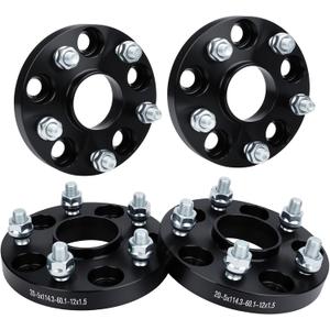 4Pcs 20 mm Hubcentric Wheel Spacers PCD 5x4.5 inch Center Bore 60.1mm with M12x1.5 Studs for Avalon/Camry/Highlander/ RAV4/ Sienna/Solara/Tacoma, TC/XB, ES250/ ES300/ ES330/ ES350