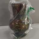 Pecfamly Brown Tortoise Shell Leopard Amber Glass Vase, Stockholm Leopard Cheetah Animal Print Room Bathroom Bedroom Home Decor Aesthetic