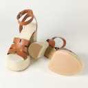 The Drop Women's Bea Platform Heel (8, Cognac)