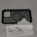 Magnetic for iPhone 13 Pro Max Case, [Compatible with MagSafe][Military Grade Drop Protection][Heavy Duty Protection][Non-Slip][Shockproof] 2-Layer Durable Bumper Phone Case 6.7''-Black