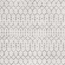JONATHAN Y Boho Vintage Diamond Cream/Gray Square Area Rug 4X4 ft, Moroccan Hype for Living Room, Bedroom, Kitchen, Office, Easy-Cleaning, High Traffic, Pet-Friendly, Non-Shedding (MOH101B-4SQ)