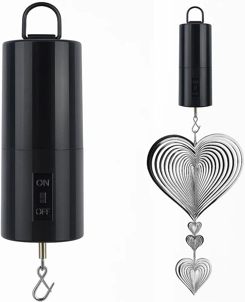 Wind Spinner Motor Hanging Display Motor Battery Operated 20 RPM Rotating Motor Multi-Purposes for Wind Spinner Mobile Yard Decor Hanging Ornaments Outdoor Sculptures-Medium Speed (1 Pack)