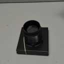 Shower Drain 4*4-inch with PVC Drain Base | Matte Black 304 Stainless Steel | Fast Drainage | Stainless Floor Drain Grate | Hair Strainer | Drain Key | Ultimate Combo for Your Bathroom Upgrade