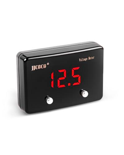 JJCOCO Voltmeter Digital LED Volt Voltage Gauge Kit 12V Electrical Voltage Meter 9-16V for Car Motorcycle Vehicle Automotive Universal