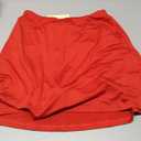Ekouaer Golf Skirts for Woman with Pockets Silicone Grippers Tennis Skirt Inner Shorts Athletic Pickleball Running Skort, Red Medium