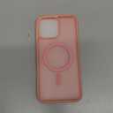 SUPFINE Magnetic for iPhone 16 Pro Max Case(Compatible with MagSafe)(Military Grade Drop Protection) Slim Translucent Matte Shockproof with Anti-Fingerprint Phone Case, Pink