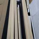 King Size Upholstered Bed Frame with Adjustable Headboard, Faux Leather Platform Bed with Wood Slats, Lychee Grain Leather, No Box Spring Needed, Easy Assembly, Noise Free, White