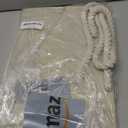 Dog Toy Basket with Lid, Dog Basket for Toys, Dogs Toy Box with Cotton Rope Handles, Collapsible Storage Bins for Pet Toys, Dogs Storage Organizer, Beige (Medium)