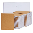 Paper Junkie 48 Pack Small Blank Notebooks for Kids Bulk - Kraft Paper Journals Bulk for Students, Sketching Drawing, Writing (4.3 x 5.6 In Journaling Notebooks)