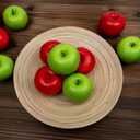 12Pcs Artificial Apples, Fake Fruit Faux Apples for Home Kitchen Table Fruit Bowl Decor, Holiday Decorations, Photography Props (Red)