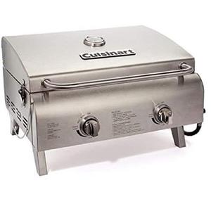 Cuisinart CGG-306 Chef's Style Portable Propane Tabletop 20,000 BTU Professional Gas Grill