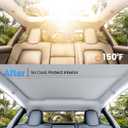 REEVAA 2026 Upgraded Tesla Model Y New (Juniper) Sunshade Roof [No Gaps, No-Sagging] Model Y Accessories Heat Insulation Foldable Glass Sunroof Cover for Model Y Juniper 2025-2026, 2PCS, Gray