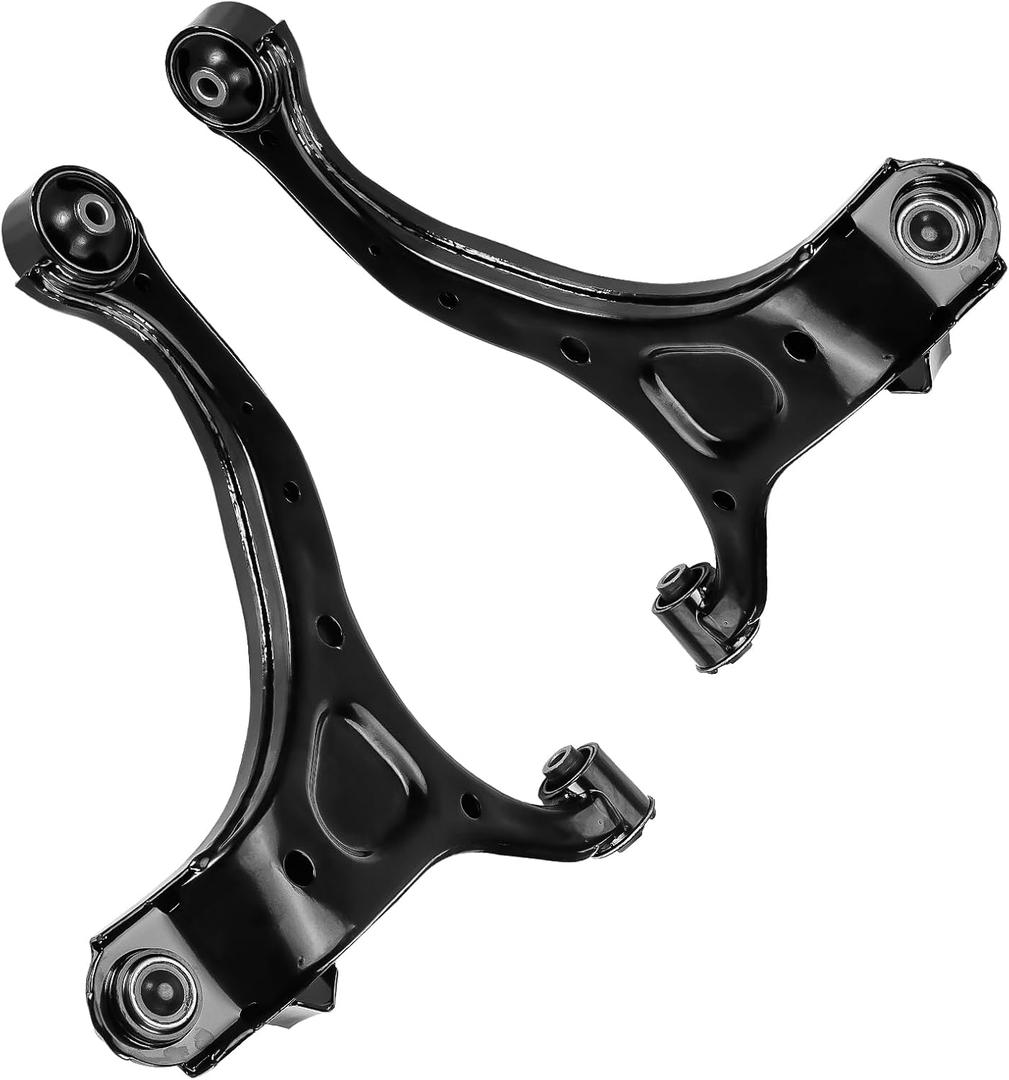 Front Lower Left & Right Side Control Arms w/Ball Joints Suspension Kits Replacement for 2010-2012 Hyundai Santa Fe, for 2011-2013 Kia Sorento MS90153 MS90152 (2PCs)