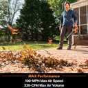 Leaf Blower Cordless, LawnMaster Leaf Blower 24V Max with 4.0Ah Battery and a Charger-CLBL2417A