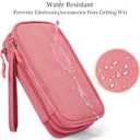 CAOODKDK Electronic Organizer Travel USB Cable Accessories Bag/Case,Waterproof for Power Bank,Charging Cords,Chargers,Mouse,Earphones Flash Driver