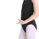 Phoeswan Ballet Leotards for Girls, Girls Dance Outfit with Skirt, Ballerina Ballet Dress for Toddler Girls/Junior (Black, 12-14 Years)