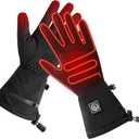 DAY WOLF Heated Glove Liners Electric Gloves for Men Women Rechargeable Battery Hand Warmer for Winter Sports Snow Biking Riding Skiing Cycling Hunting Snowboarding (XX-Small)