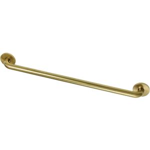 Kingston Brass GLDR814367 Silver Sage 36in. ADA Grab Bar, Brushed Brass, 11/4in. Outside Diameter