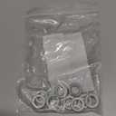 10pcs UXCELL Manganese Steel Wedge Locking Washers, 1/4 Inch,  Internal Tooth Lock, DIN 25201