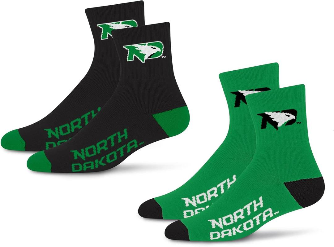 For Bare Feet Quarter Sock (Large, Team Colors)