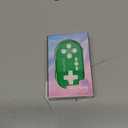 ShanWan Bluetooth Gamepad Keychain Sized Mini Controller for Switch, Windows, Android, iOS & PS4green