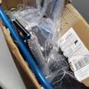 Super Lightweight Rollator Walker for Seniors, Foldable Rolling Walker with Seat and 8" Rubber Wheels for All Terrain, Unique Design Aluminium Frame Sturdy Walkers for Traveling - Blue