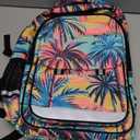 senya School Backpack Kids College Rucksack Travel Bookbag Fashion Back Pack Girls Boys Hawaiian Palm Colorful Style