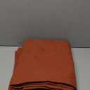 KOUFALL Terracotta Boho Curtains for Living Room,Sheer Rust Colored Linen Rustic Chic Decor Western Curtains for Bedroom 2 Panels Set 84 Inches Long