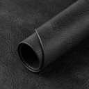 ADRIMER Placemats, Heat Resistant Oval Placemats Set of 6 Washable 12 x 17 Inch, Waterproof Table Mats, Wipeable Pu Place Mats for Kitchen, Dark Grey