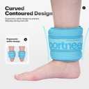 Sportneer Ankle Weights 5 LBS 1 Pair Wrist Leg Arm Weights for Women Men Kids Child with Adjustable Straps, Strength Weighted for Jogging Running Walking Fitness Gym Workout