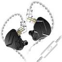 KZ ZSN PRO X IEM Earphones Dual Driver in Ear Monitor 1BA 1DD Wired Earphones HiFi Gaming Earbuds for Phone Computer Tablet (With Mic)