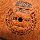 WILSON Evolution Indoor Game Basketballs - Size 5, Size 6 and Size 7 (Size 6 - 28.5", Brown - Game Ball)
