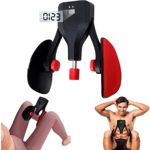 Thigh Master Thigh Trainer Hip Trainer Kegel Exerciser 77LB, Pelvic Floor Trainer with Leg Straps, Inner Thigh Exercise Workout Equipment for Home, Pelvic Floor Strengthening Device for Women Men
