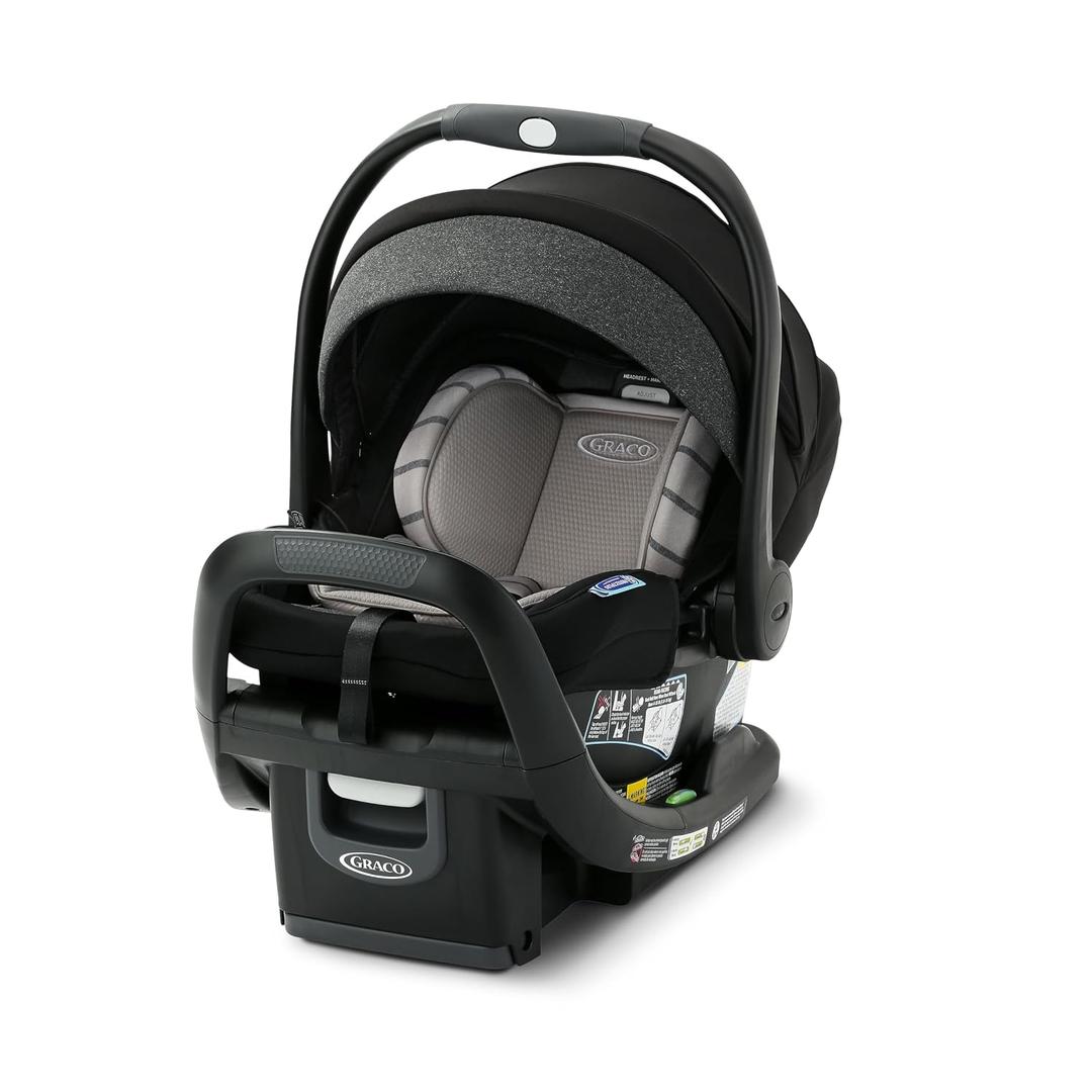 Graco SnugRide SnugFit DLX Infant Car Seat, Baby Car Seat with Anti Rebound Bar for Extra Safety, SnugLock Easy Install Carseat, Baby Registry Must Have, Gift for New Parents, Maison, Manufactured Date: 05/25/2026