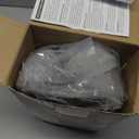 Face Down Pillow for Massage Table, Massage Headrest for Bed, Stomach Sleeping Pillow with Face Cradle Pad, BBL Pillow After Surgery Post Eye Surgery Recovery, Massage Pillow with Removable Cover Grey (Gray)