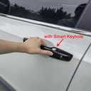 AOKIO Compatible with 2017 2018 2019 2020 2021 2022 Honda CRV Accessories Exterior Door Handle Cover Trim (Glossy Black)
